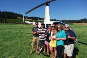 helicopter wine tasting tour oregon mcminnville stoller dundee hills family